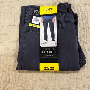 Banana Republic Navy 5-Pocket Pants